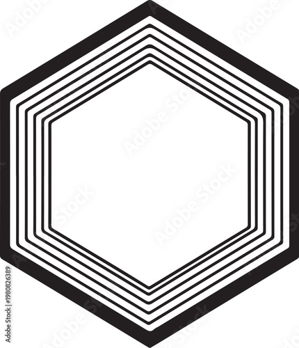 Hexagon Frame SVG Bundle
