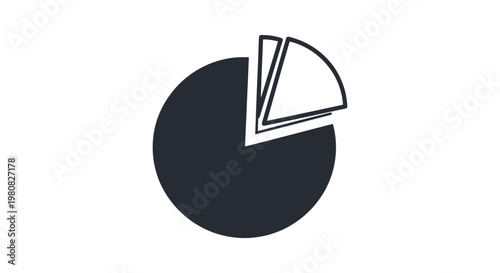 Data Plot Line art vector set creative abstract minimal shapes