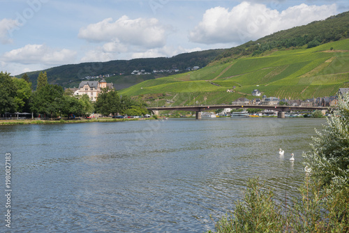 landscape with river and mountains