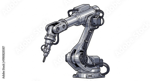 robotic arm with a gun