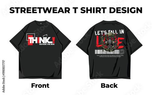 Urban Vibes Typography Graphic Streetwear Tee