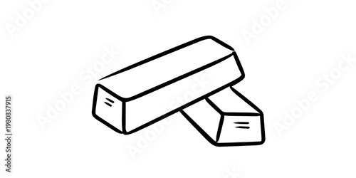 Continuous Line Gold Bar Icon Minimalist Wealth Symbol
One Line Drawing Gold Bullion Icon Simple Finance Illustration