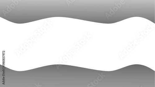 Minimalist Wavy Frame for Presentation Background