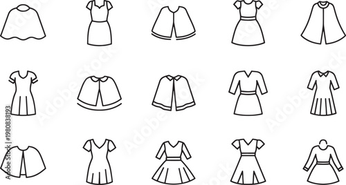 Black and white of stylized human figures in various poses silhouettes standing