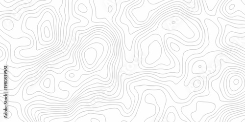 Black and white lines seamless Topographic map patterns, topography line map. Vintage outdoors style. The stylized height of the topographic map contour in lines and contours isolated on transparent.