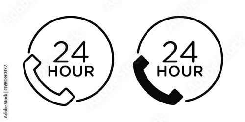 24 Hours Support icon