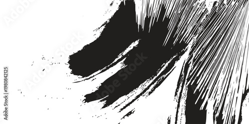 Grunge Vector Texture. Paint scratches suitable for banners, printing, screen printing and others.