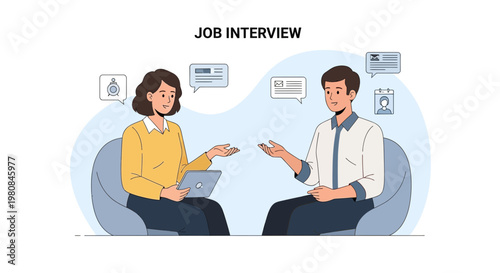 Job Interview: Employer and Candidate Discussing Career Opportunities