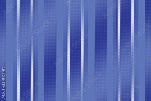 Row background vertical seamless, sew fabric vector lines. Wye texture textile pattern stripe in blue and sterling silver colors.