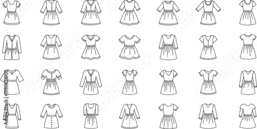 Black and white of diverse women in various fashion poses and outfits women fashion poses dress styles