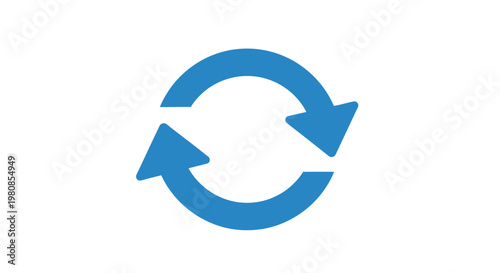 A visual representation of the concept of continuous refresh with a cyclical arrow icon