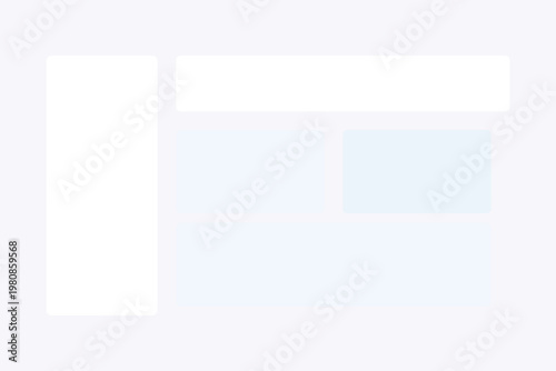 CRM SaaS website interface background with product dashboard cards gradient admin layout UI vector template