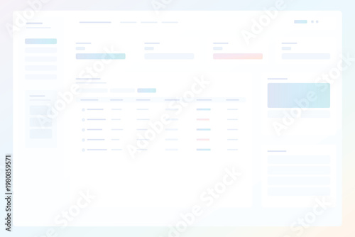 Business SaaS CRM dashboard interface background with sidebar table rows analytics panels and product workspace gradient UI vector template design
