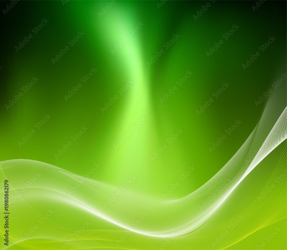 Fototapeta premium Green Abstract vector background