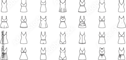 Black and white silhouettes of people in various dynamic poses human figures