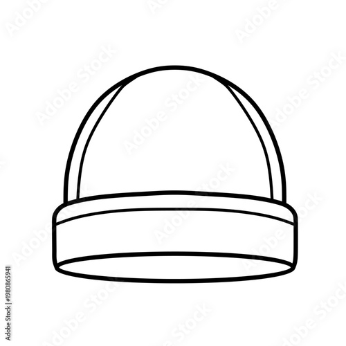 Beanie icon isolated sign symbol vector illustration - high quality vector icons	oh