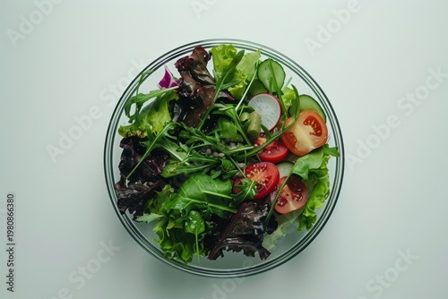 Healthy vegan salad bowl vegetable plant food.