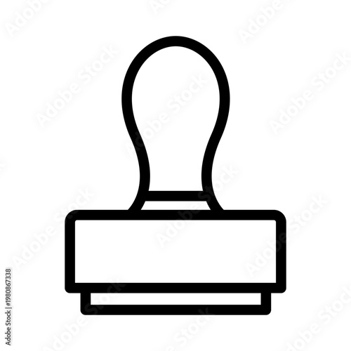 Approval Verification Stamp Authorization Icon – Corporate Legal & Compliance UI Symbol