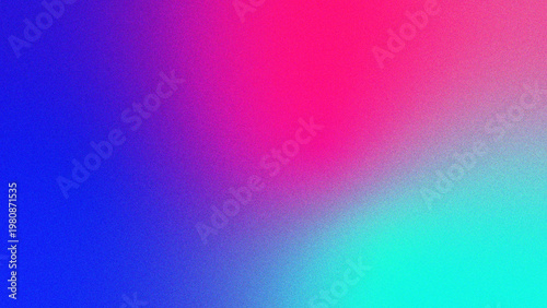 Pink purple blue gradient with grain effect. Grainy gradient abstract background for web banner poster design, grain texture effect, copy space, Backdrop.