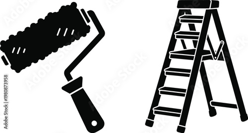 Fathers day diy gift ideas paint roller and ladder for the handy dad home improvement