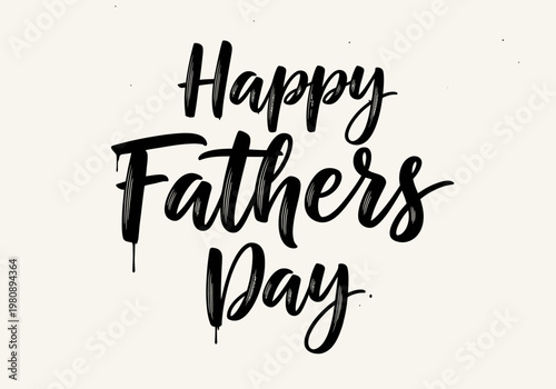 Happy fathers day calligraphy a heartfelt greeting for celebrating paternal bonds