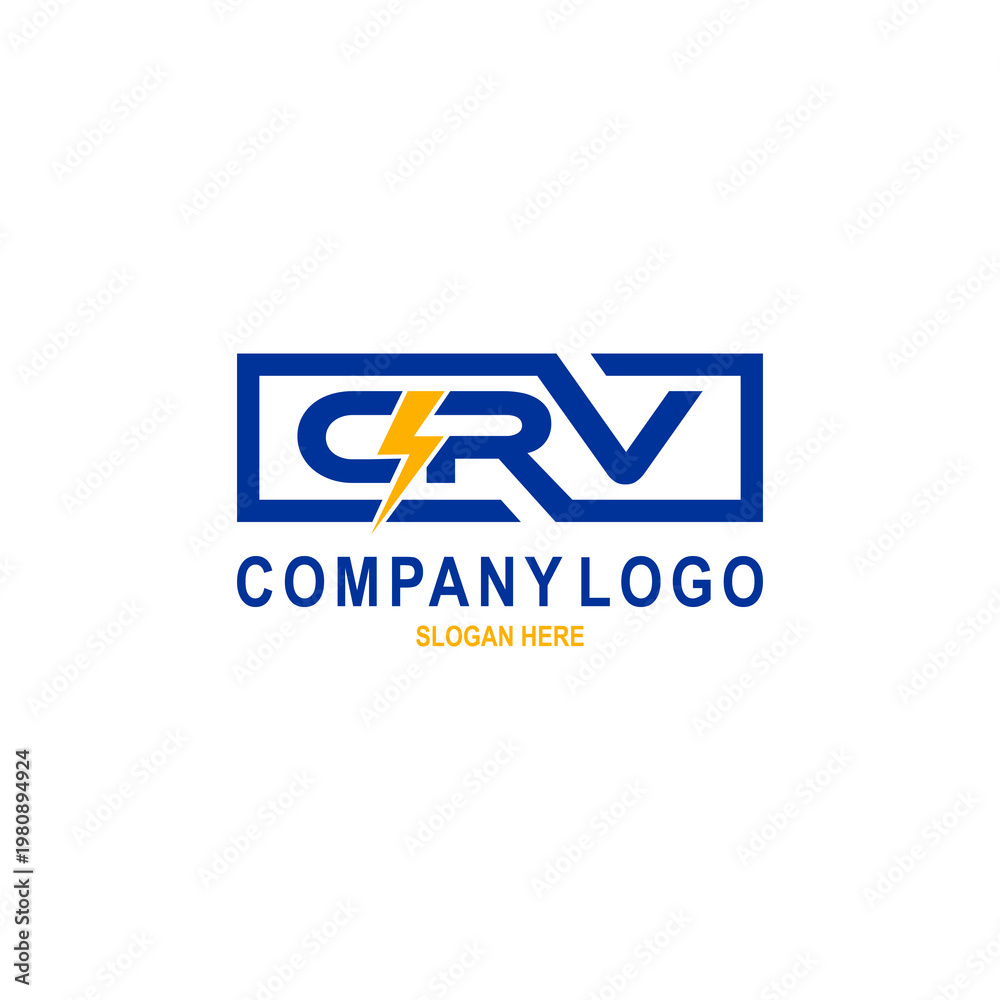 Obraz premium creative logo CRW 