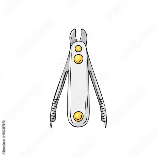 Handheld pet nail clippers with rounded blades for grooming small animals