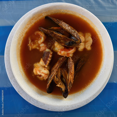 Seafood soup. Oman