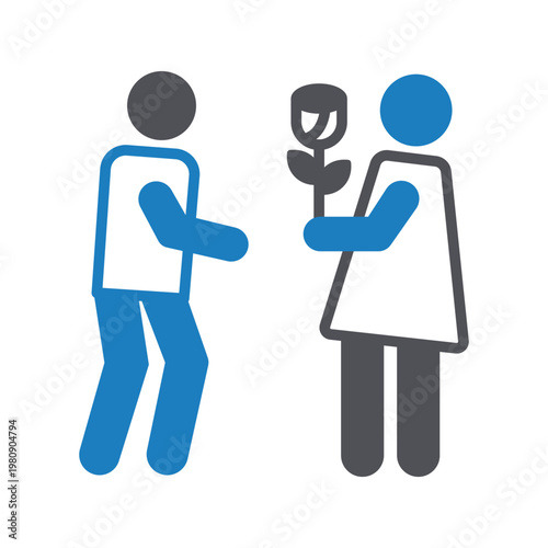 Giving Flower Vector icon which can easily modify or edit