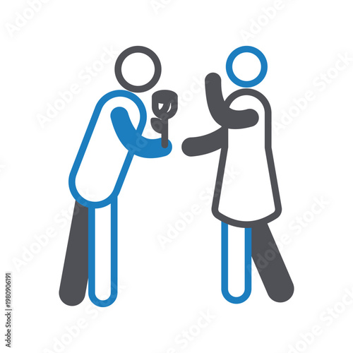  Romantic Gesture Vector icon which can easily modify or edit