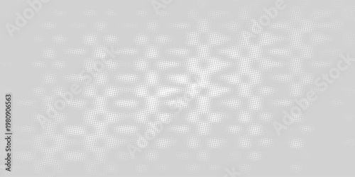 Dot white gray wave light technology texture background. Abstract big data digital concept. eps 10