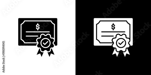 Bonds Icon Sheet Black And White