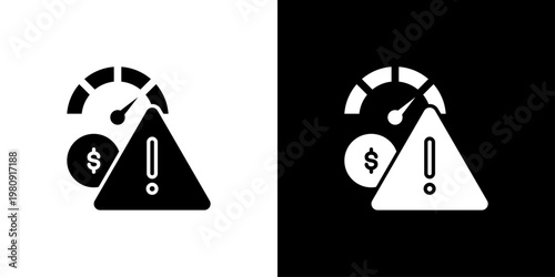 Risk Icon Sheet Black And White