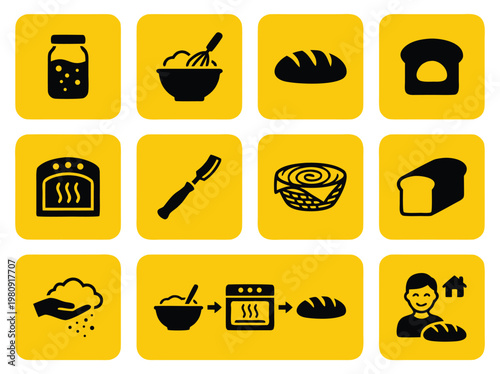 Baking Icons Set 1.