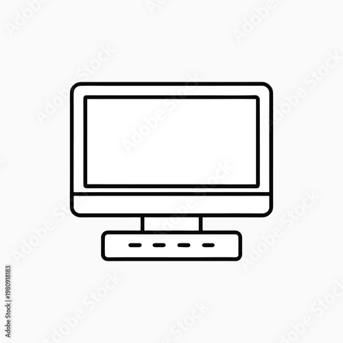 computer icons editable stroke outline icon.