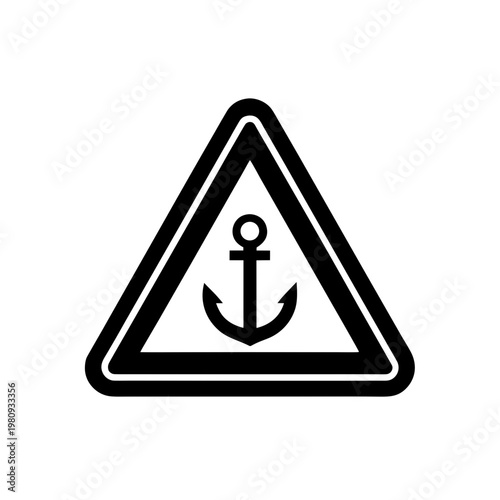Yellow Triangular Warning Sign SVG Symbol
