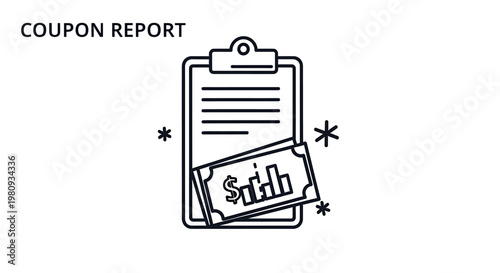 Detailed business report and financial analysis icon showcasing money, data visualization, and monetary statistics for strategic planning and economic insights