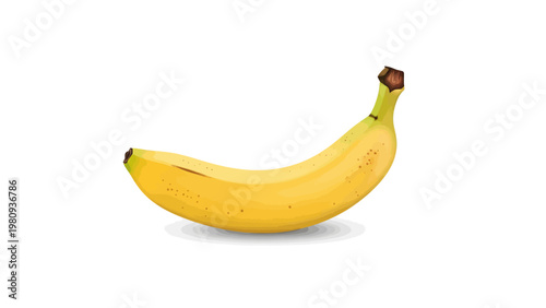 Fresh Yellow Ripe Banana Fruit.