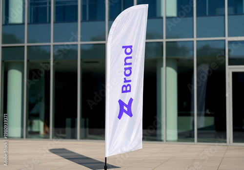 Convex Flag Mockup