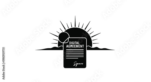 Digital agreement contract signature document