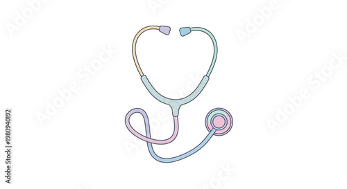 Stethoscope for medical examination purposes.