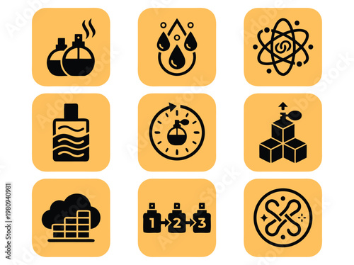 Collection of Perfume Industry Icons.