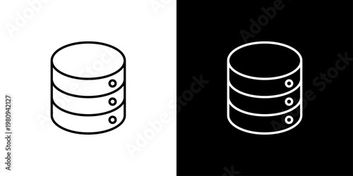 Data Icon Sheet Black And White