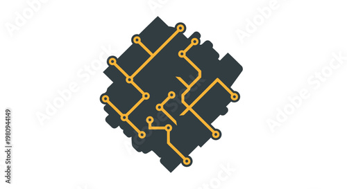 Electronic circuit board design components.