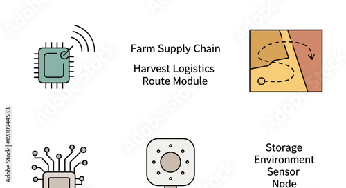 Microchip with sensor technology module.