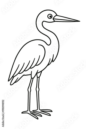 A majestic great flamingo in a studio wildlife portrait