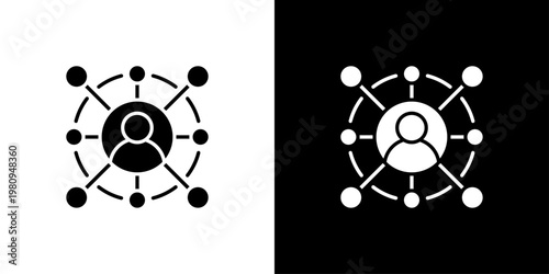 Network Icon Sheet Black And White