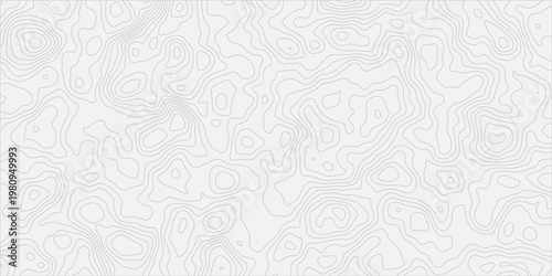 Abstract Elevation Contour Line Landscape Design with Dynamic Flowing Curves
Modern Topography Map Background Pattern with Subtle Gradient Depth