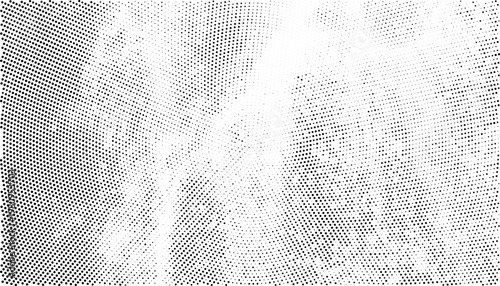 Halftone background pattern. Grain texture polka dots on white background. Halftone noise round gradient dot art speck distressed banner