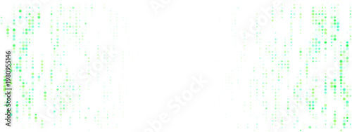 Abstract Green Digital Data Stream Background Representing Sustainable Eco Friendly Computing Technology